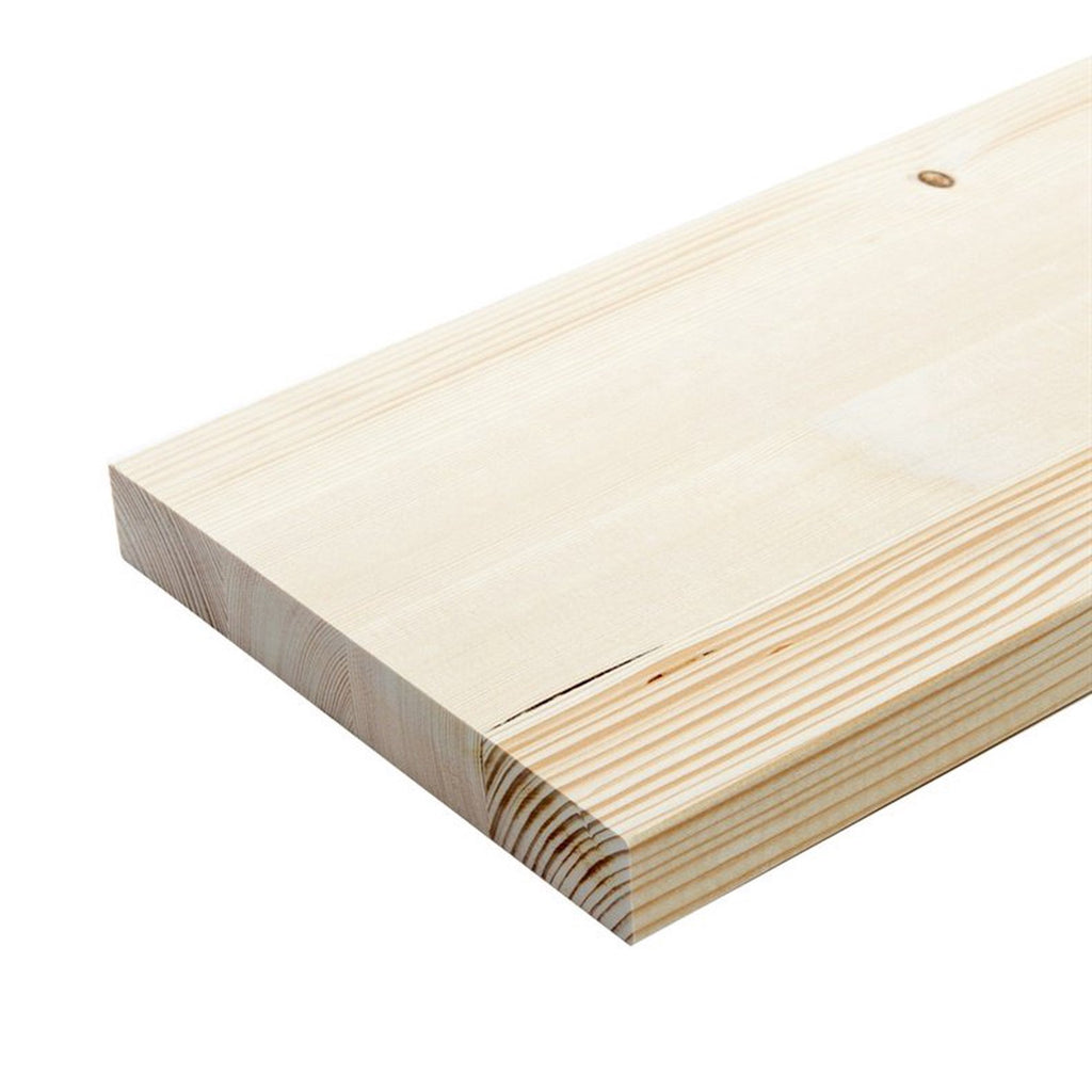 Eglės palangė, obliuota, 240 × 40 × 2,8 cm – nuotrauka 2