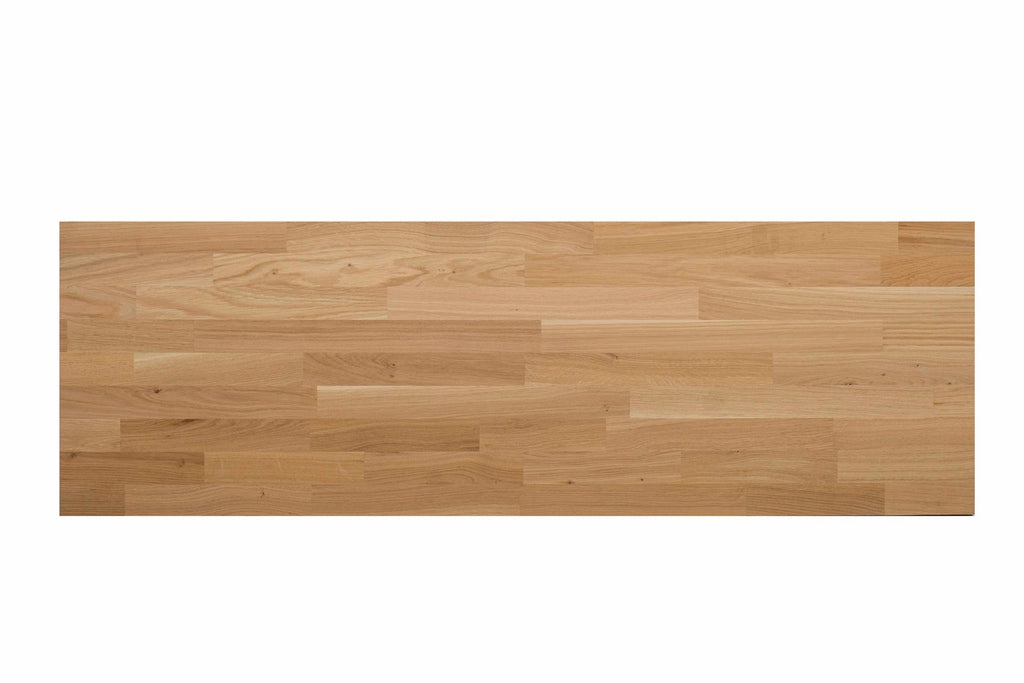 Klijuota ąžuolo plokštė, dygiuota, obliuota, 80 × 60 × 2 cm – nuotrauka 3