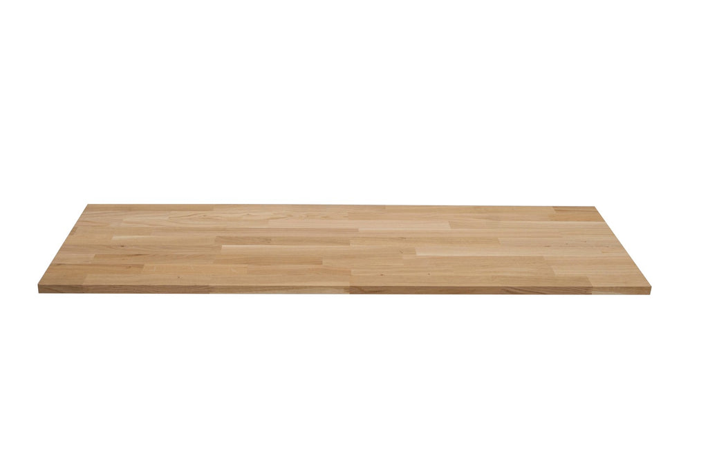 Klijuota ąžuolo plokštė, dygiuota, obliuota, 100 × 60 × 2 cm – nuotrauka 2